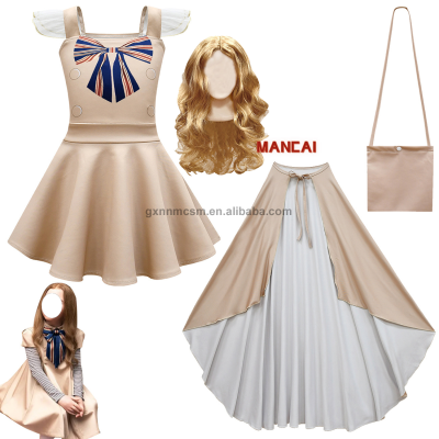 Horror Movie M3Gan Cosplay Suits Halloween Fashion Cosplay Costume Science Fiction Thriller M3Gan Cosplay Girls Party Dress