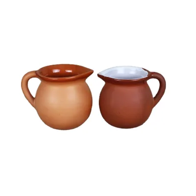 Terracotta Clay Tea Coffee Cups,Set of 2