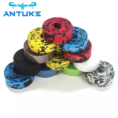 Camouflage Bicycle Grips EVA Anti-Slip Shock Bar Tape for BMX Cruisers Road Bicycles for Handlebar and Seat Post
