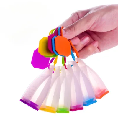 Handbag Style Colored Silicone Tea Bag Loose Leaf Tea Infuser