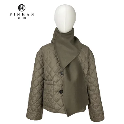 Professional Latest Wholesale Fashion Style Women Puffer Jacket Customized Breathable Waterproof Wholesale High Quality