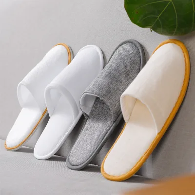 Hotel Slippers Disposable Custom Disposable Hotel Slipper Luxury Hotel Amenities Accessories 11*29 Cm