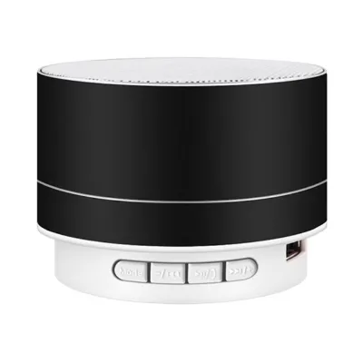 Best Portable A10 Wireless Speaker RGB LED Lighting Mic TF Card FM Radio AUX Mobile Phone 5W Power Output Blue Toosser