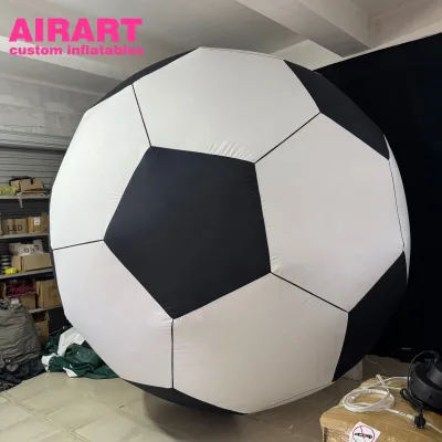 Popular High-Demand Inflatable Football Balloons for Race Decoration, Custom Football Printed Balloons
