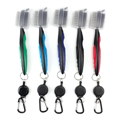 Double Sided Golf Club Cleaning Brush Tool Kit Accessories for Golf Product Care