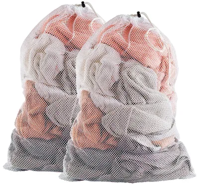 Drawstring Laundry Mesh Bags Home Travel Hotel Druable Storage Mesh Bags Best Seller Heavy Duty Durable 24*36 Inches