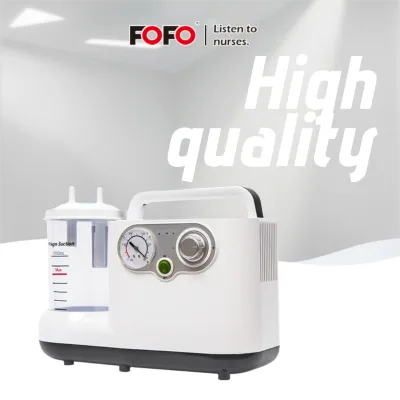 Portable Electric Steel Suction Unit Freedom to Care Anywhere Use Class II Aspirator for Phlegm