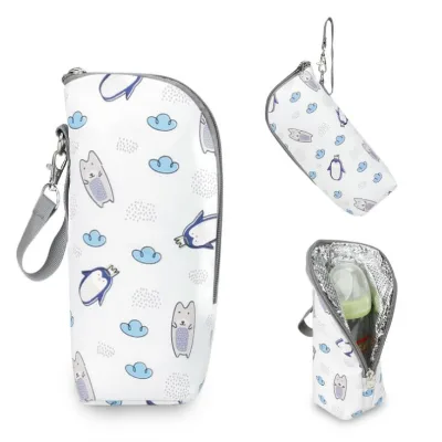 Baby Bottle Bag Bottle Warmer Baby Feeding Aluminum Mold Insulation Outing Stroller Hanging Bag for Storage Cups Drinks