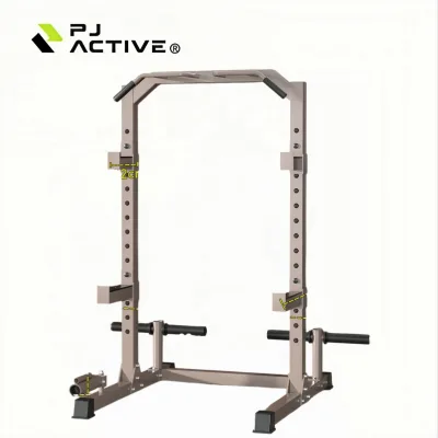 PINJIAN Stainless Steel Squat Stand Abdominal Bench Grip Pull Bar Stack Fitness Rack Strength Training Triceps Arms