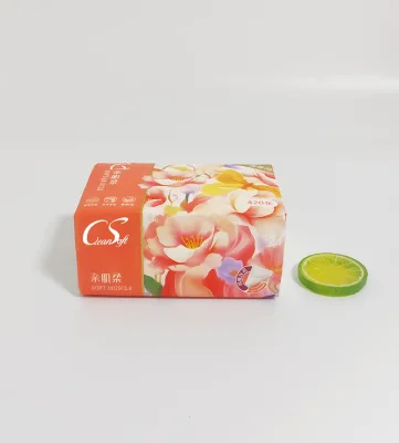 Manufacturers Direct Selling Disposable Water Solubility Embossing Thickening Facial Tissue Custom