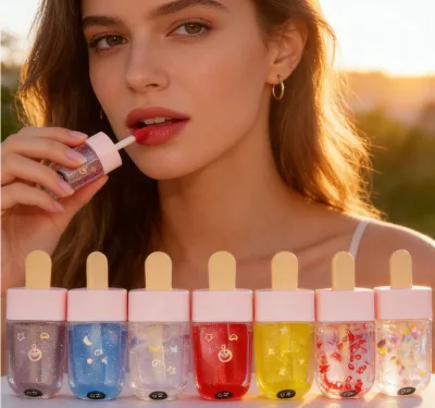 High Quality 8-Color Custom Matte Liquid Lipstick Long-Lasting Moisturizing Lip Gloss Base Certified Halal MSDS Private Label