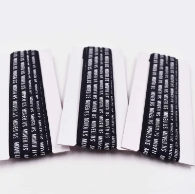 Custom Silicone Printed Elastic Ribbon Thinner Anti slip Coated Elastic Ribbon for Garments