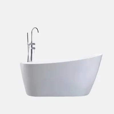 OEM/ODM Factory Cheap Price Simple Design Resin Bathtub Freestanding Baths Spa Bath With Classic Acrylic  Bathtub