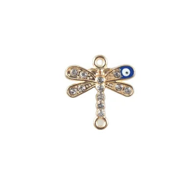Diy Enamel Gold Plating Eye Connector for Jewelry Making