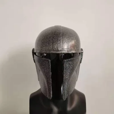 Planet Trooper Mandalorian Latex Mask for Halloween Christmas Carnival Night Role Play Plastic Party Mask, Great Gift Idea