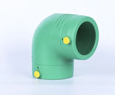 PPR Electric Fusion Welding Pipe Elbow Fittings with Polished Surface 75-160mm Size 3-Year Warranty