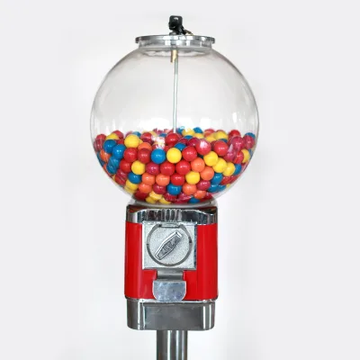 Tutti-fruit Flavor Colorful 8g Big Chewing Bubble Gum Ball for Vending Machine