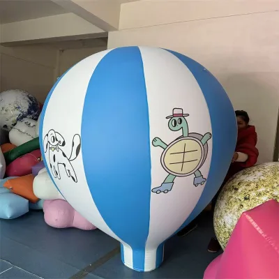 1.8m Giant Inflatable Hot Air Balloon Party Balloon Inflatable Hanging Balloon for Boy Party Decoration