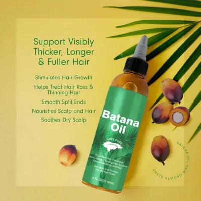 Wholesale Private Label Raw Batana Oil Honduras Organic Natural Hair Regrowth Strengthening Batana Oil for Hair