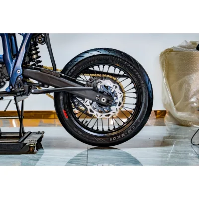 Supermoto Wheel Kit for Talaria Komodo 17x2 15 3 50 Rims Street Racing Conversion Wheel Set
