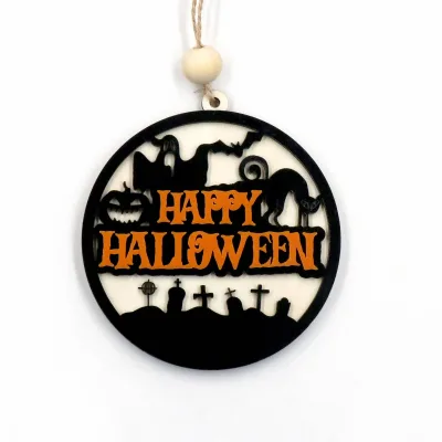 YCXCH1563 Million Holy Festival Horror Ghost Grave Wood Listing Scary Party Decorations for Halloween