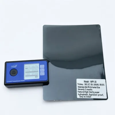 New Release Glass Armor Side Rear Window Tint 5mil VLT 18% Deep Tint UVR99% Shatter-Proof China Factory