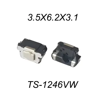 Reel Packing 3.5X6.2mm Sink Board Type H=3.1/3.5mm Tactile Tact Push Button Micro Switch Momentary Side Push