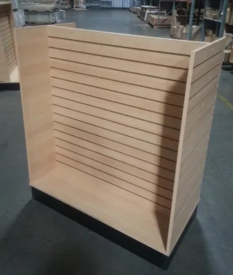 Professional wooden slatwall display with great price