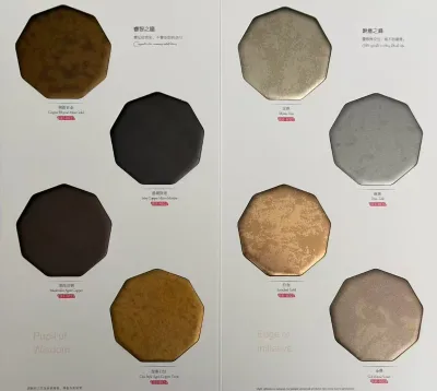 Retro Style Decoration Multiple Styles 304 Antique Stainless Steel Plate