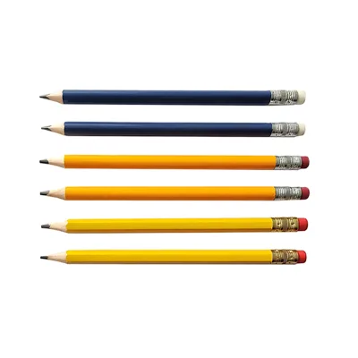 Hot Sell Cheap Price Jumbo Size Wooden Hexagonal Pencil Promotional Yellow Color With Customer LOGO