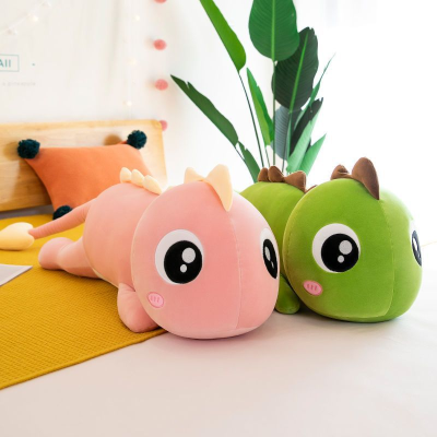 110cm Anxiety Bedtime Doll Pillow Weighted Plush Dinosaur Custom Stuffed Animal Comforting Weighted Dinosaur Plush for Anxiety