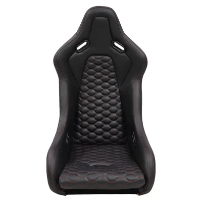 JBR9017 Universal Fiberglass Black PVC Suede Bucket Racing Seat Come With Double Slider