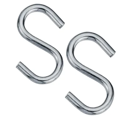 OEM/ODM Global Brands ISO9001 Certified Multi-Finish S Type Stainless Steel Hook-Durable Light Duty for Retail Home Outdoor Use
