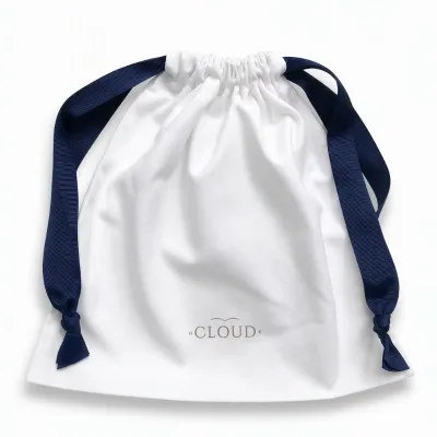 Eco-Friendly Natural Herringbone Packing Necklace Earring Perfume Dust Bagcustom Logo Printed Cotton Twill Drawstring Gift Pouch