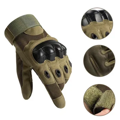 Best Selling Wholesale High Quality Tactical Gloves Customized Logo Leather Gloves Non-Slip Cut Resistant Safety Gloves