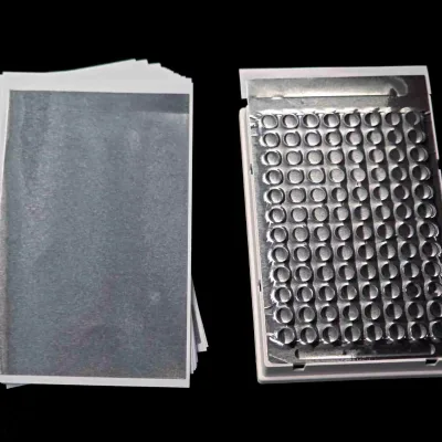 96Well 384 Well PCR Plate 80um Aluminum Foil Film Plastic Product