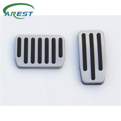 Factory direct sales for model3 brake accelerator pedal rest area stainless steel non-perforated metal pedal