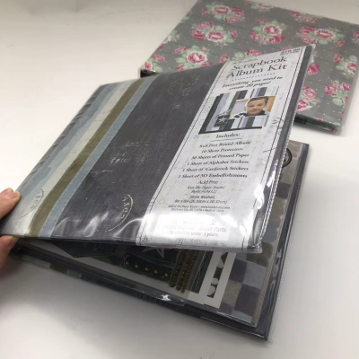 DIY 8X10 Post Binding Scrapbook Photo Album with Photo Corners Scrapbooks Memory Books for Baby, Wedding, School, Education