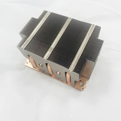 Custom High Power Copper Vapor Chamber Cooling Heatsink Integrated Copper Heat Pipes
