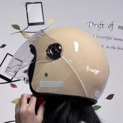 2025 New Electric Bicycle Helmet Winter Windproof Design with Adjustable Strap