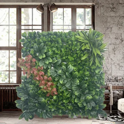 Hot Selling Artificial Grass Wall Indoor and Outdoor Plastic Background Wall for Home Decoration