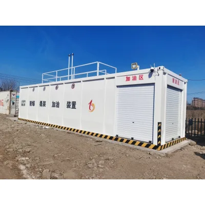 Manufacturer Sells Explosion-Proof Pry Mounted Gas Stations Large Movable Container Gas Stations