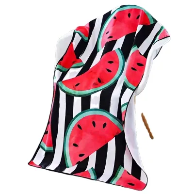 Sublimation Custom Printed Large Oversized 100 Cm X 200 Cm Free Christmas Beach Towel