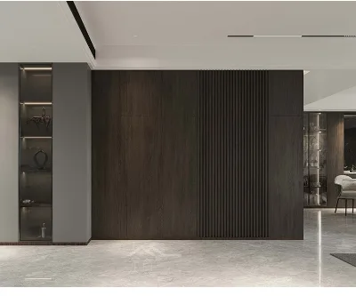 3D PVC Wall Panel for Home & Hospital Decoration WPC Veneer Wood Bamboo Charcoal Cladding Interior Decorative Panels