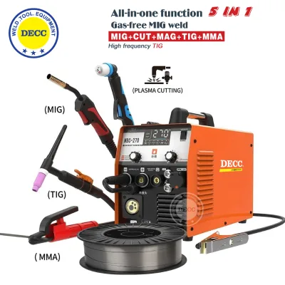 Multi functional integrated welding machine MIG TIG MMA CUT flux core MIG welding machine high-frequency TIG