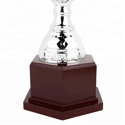 Wholesale Customized Trophy Accessories Red High Quality Wooden Trophy Base