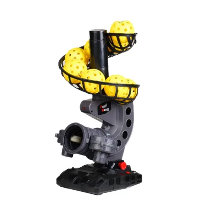 Adjustable Speed Automatic Swing Forehand Backhand Carbon Pickleball Launcher Hole Decoration for Children's Training Equipment