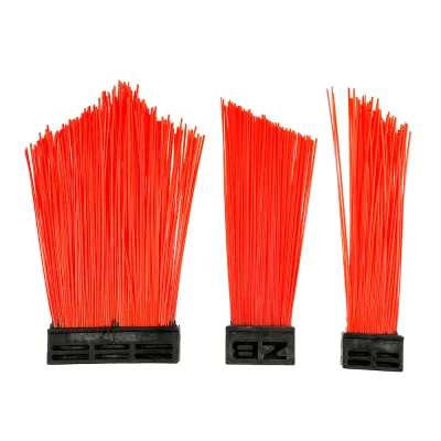 Square DIY Industrial Street Sweeper Brush Block for Sanitation Trucks | Wear-Resistant Polypropylene Bristles | Customizable