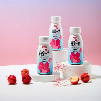 OEM Custom Baleng --haitang Juice Bottle Packaging Private Label in Box