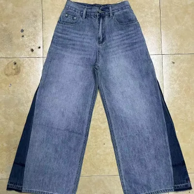 2025 Trendy Eco-Friendly Women's Y2K Streetwear Breathable Casual Loose Mid Rise Jeans for